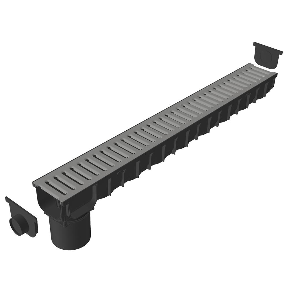 dekdrain_vela_a15_mini_sump_kit_with_leaf_guard_and_2x_end_caps_secondary_2