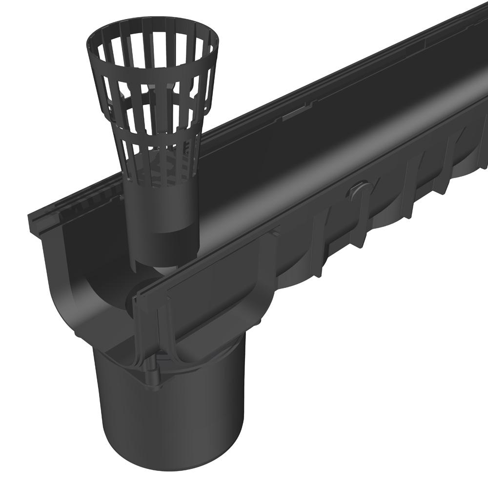 dekdrain_vela_a15_mini_sump_kit_with_leaf_guard_and_2x_end_caps_secondary_9