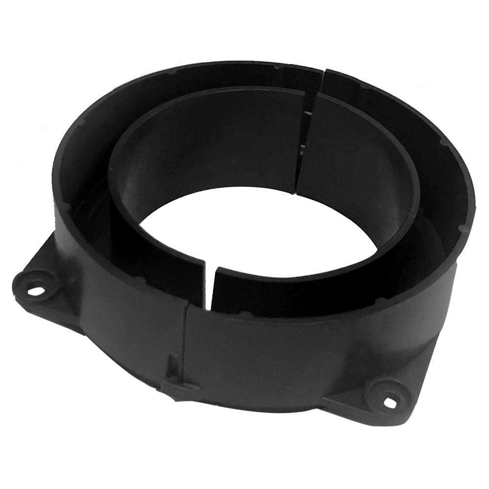 Dek-Drain Black Vela Channel Drain Bottom Outlet - 110Mm Polypropylene