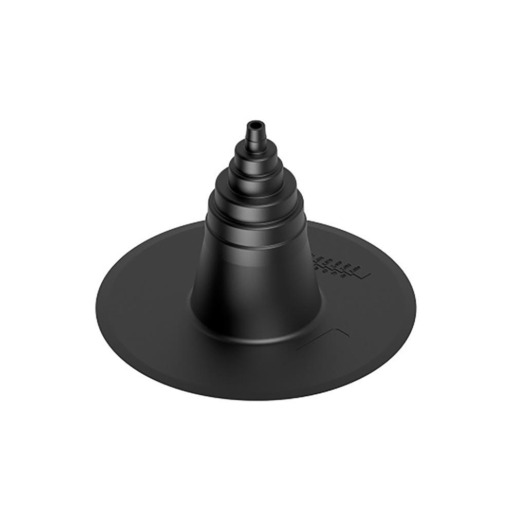 DEKS Flat Roof Flat Seal Pipe Collar - Black EPDM