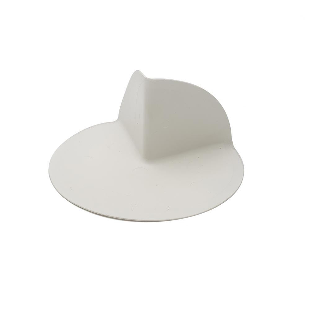 DEKS Flat Roof Edge Joint Fitting - White PVC