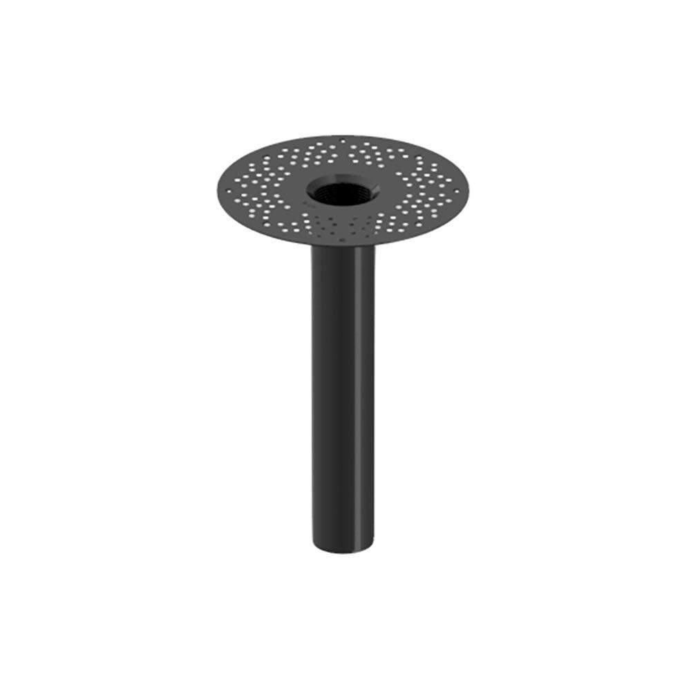 Deks Black Flat Roof Round 100Mm Industrial Roof Drain Outlet - Tpe