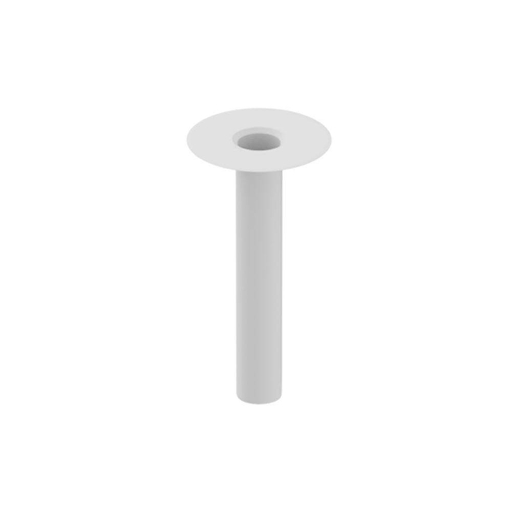 Deks White Flat Roof Round 110Mm Industrial Roof Drain Outlet - Tpo