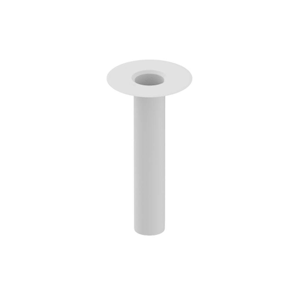 Deks White Flat Roof Round 125Mm Industrial Roof Drain Outlet - Tpo