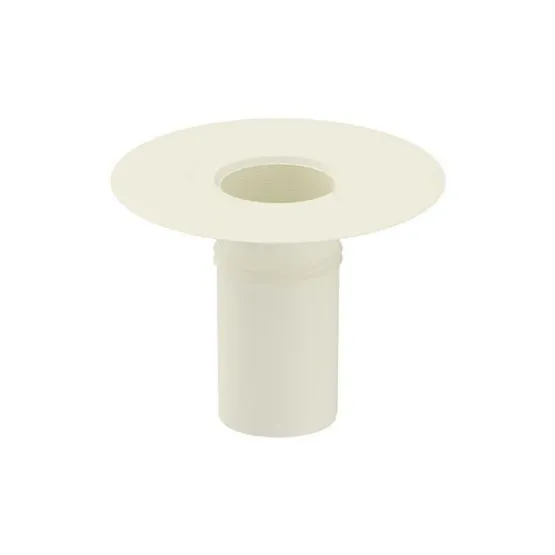 Deks Rf801g DEKS Flat Roof Round 125mm Roof Drain Outlet - White PVC | Drainage ...