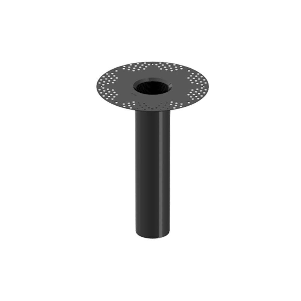 Deks Black Flat Roof Round 140Mm Industrial Roof Drain Outlet - Tpe
