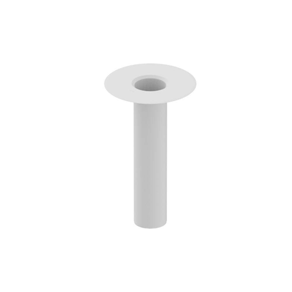 Deks White Flat Roof Round 140Mm Industrial Roof Drain Outlet - Tpo