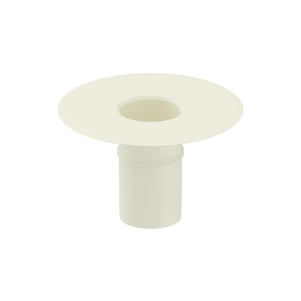 DEKS Flat Roof Round 140mm Roof Drain Outlet - White PVC | Drainage ...