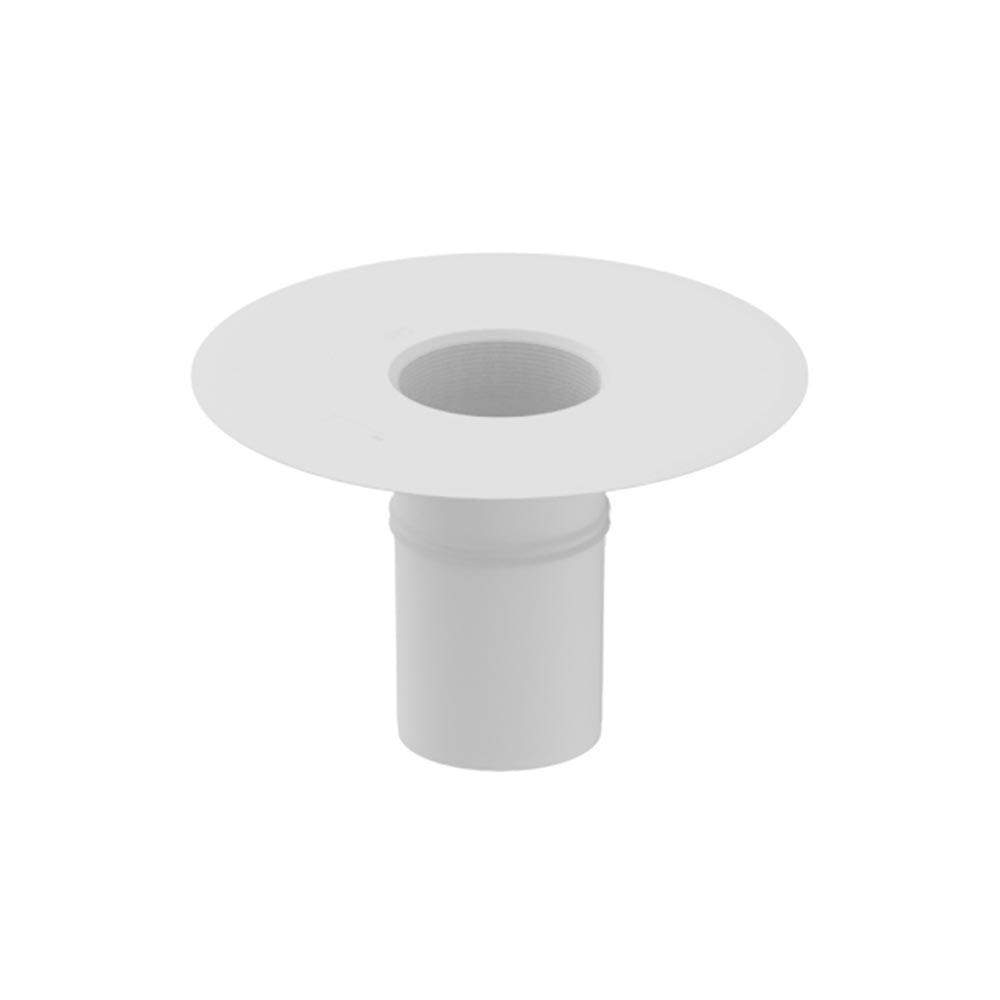 Deks White Flat Roof Round 140Mm Roof Drain Outlet - Tpo