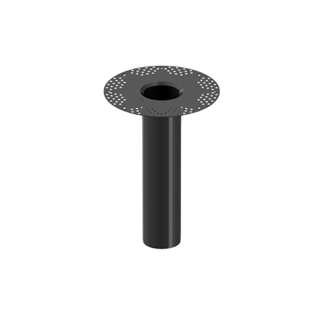 Deks Black Flat Roof Round 150Mm Industrial Roof Drain Outlet - Tpe
