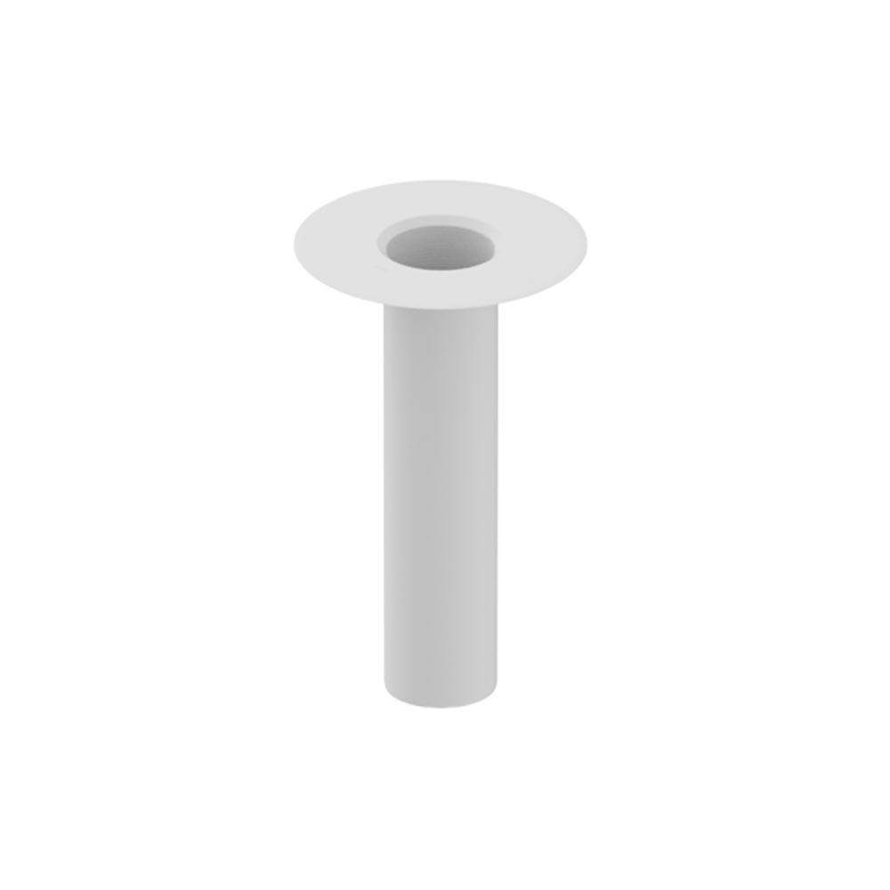 Deks White Flat Roof Round 150Mm Industrial Roof Drain Outlet - Tpo