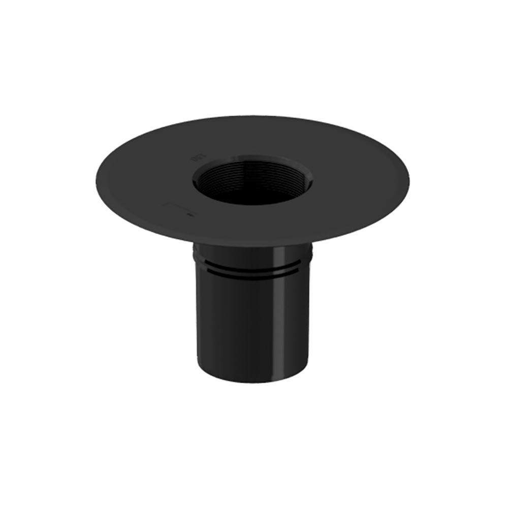 Deks Black Flat Roof Round 150Mm Roof Drain Outlet - Epdm