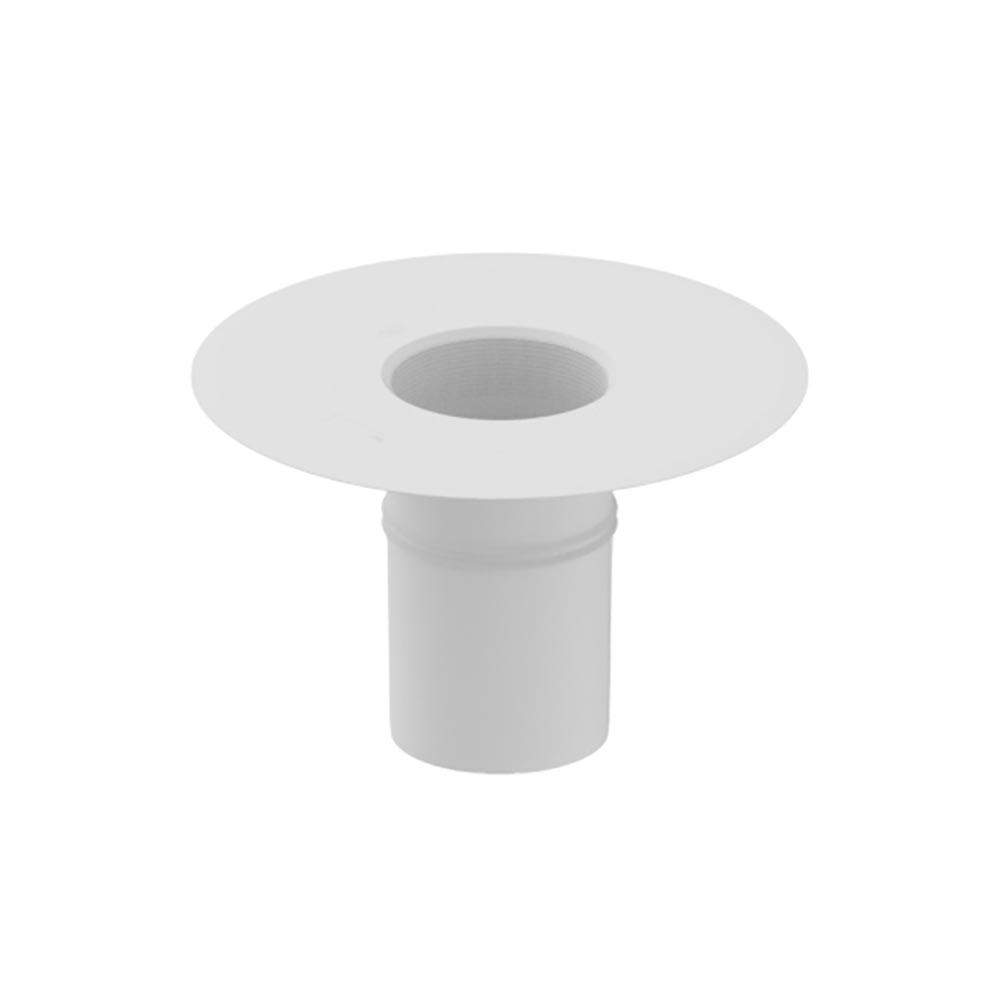 Deks White Flat Roof Round 150Mm Roof Drain Outlet - Tpo