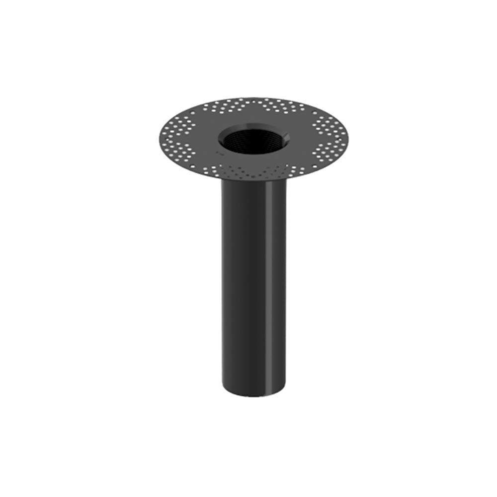 Deks Black Flat Roof Round 160Mm Industrial Roof Drain Outlet - Tpe