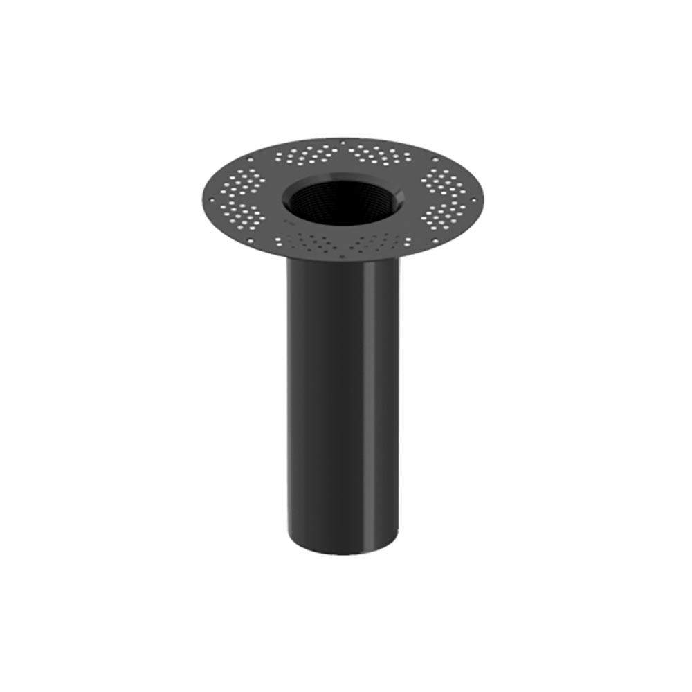 Deks Black Flat Roof Round 200Mm Industrial Roof Drain Outlet - Tpe
