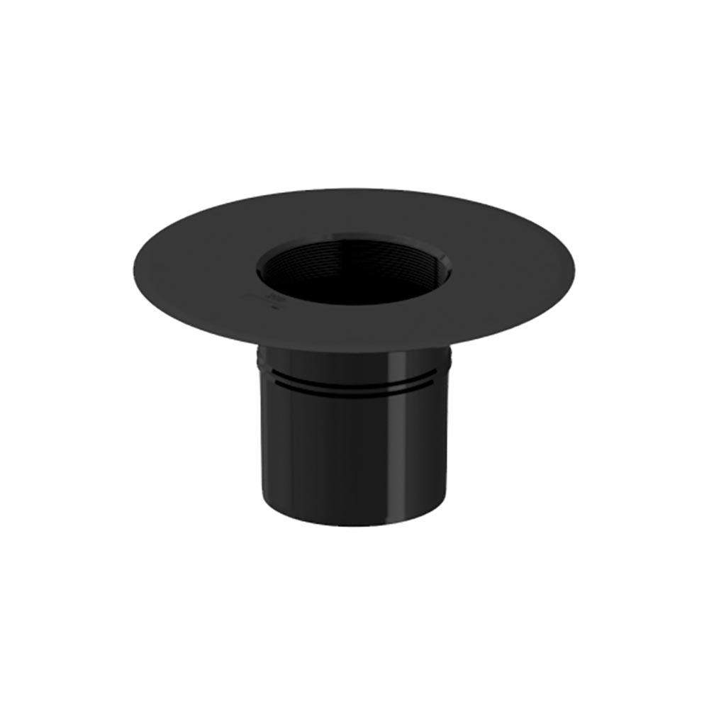 Deks Black Flat Roof Round 200Mm Roof Drain Outlet - Epdm
