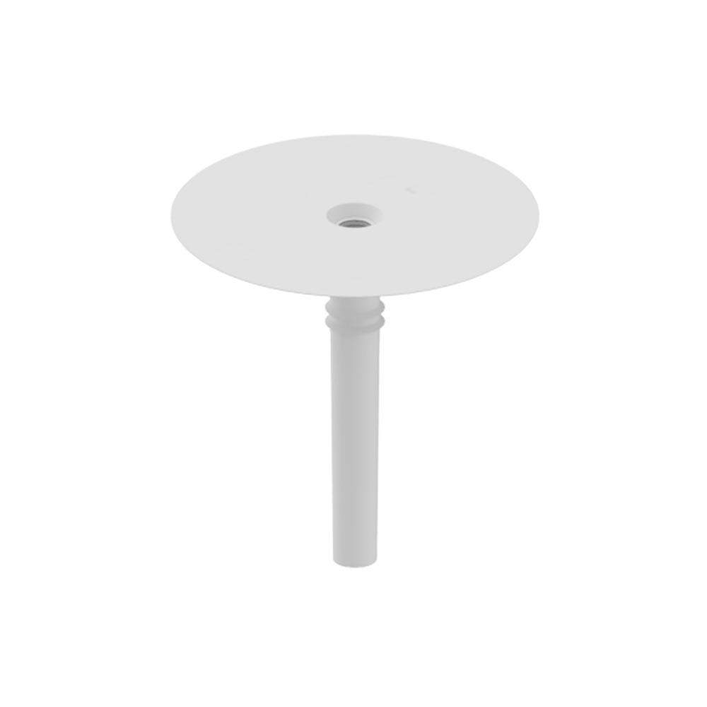 Deks White Flat Roof Round 40Mm Roof Drain Outlet - Tpo