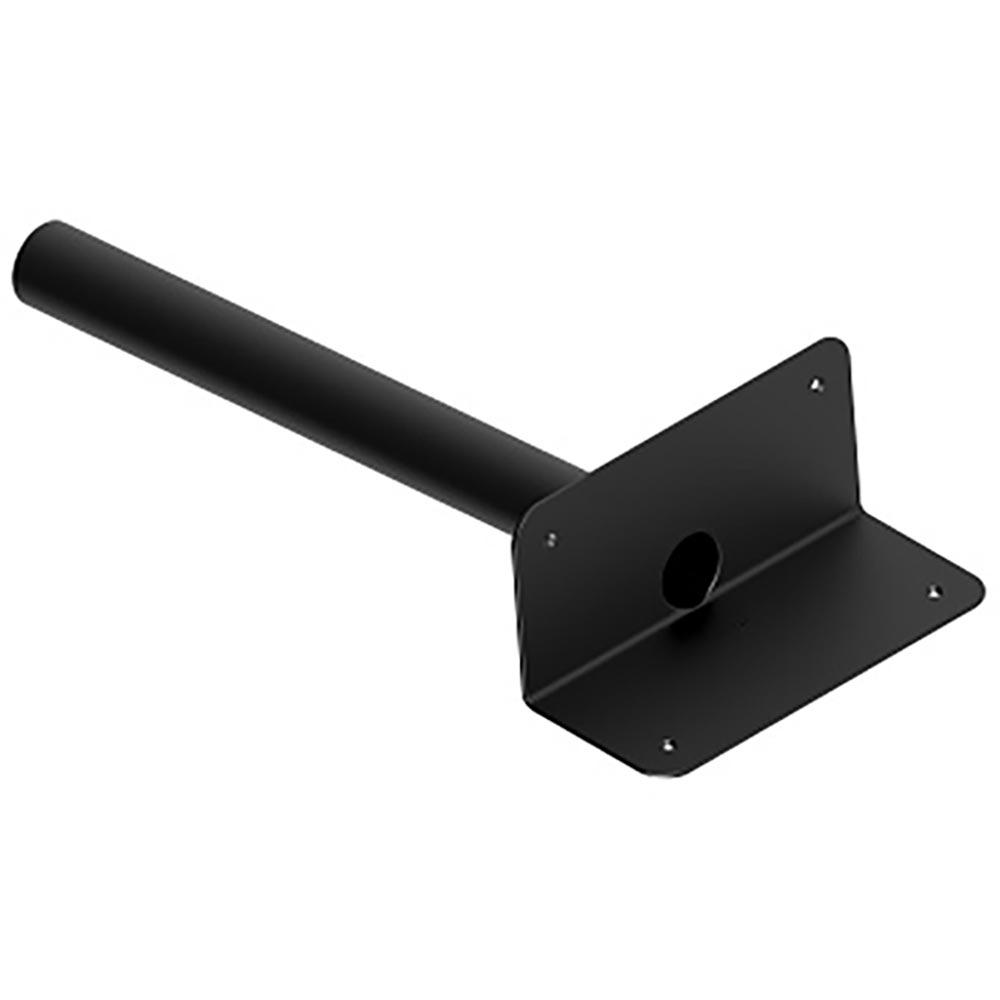DEKS Flat Roof Round Horizontal Parapet Drain - Black EPDM
