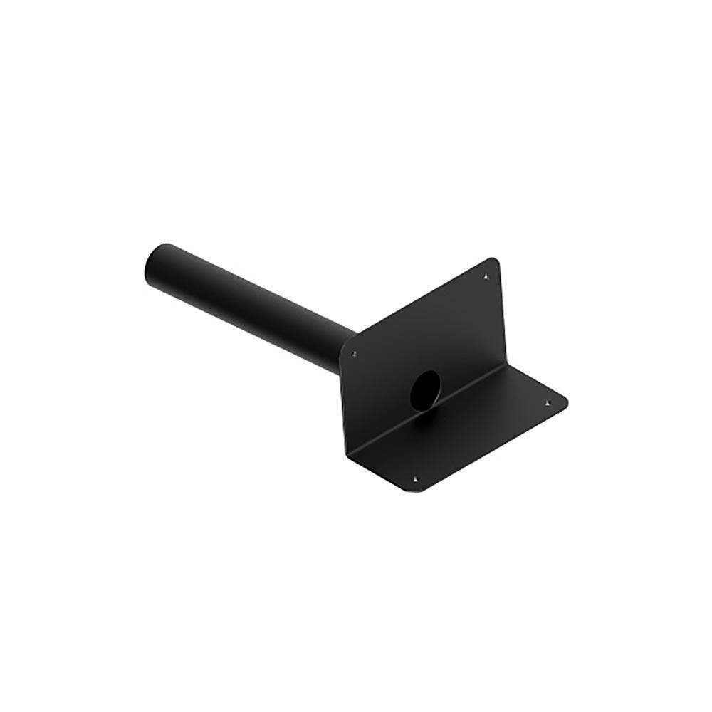 Deks Black Flat Roof Round 63Mm Horizontal Parapet Drain - Epdm