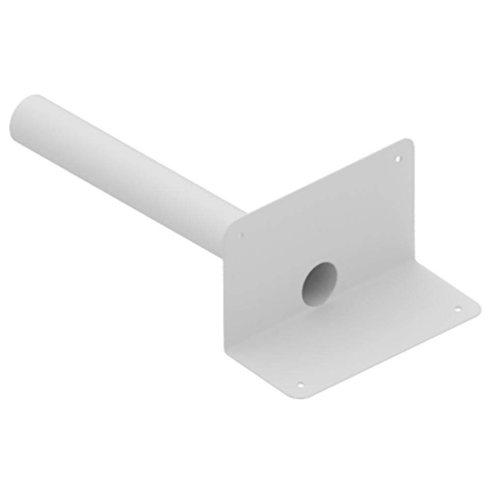 Deks White Flat Roof Round 63Mm Horizontal Parapet Drain - Tpo