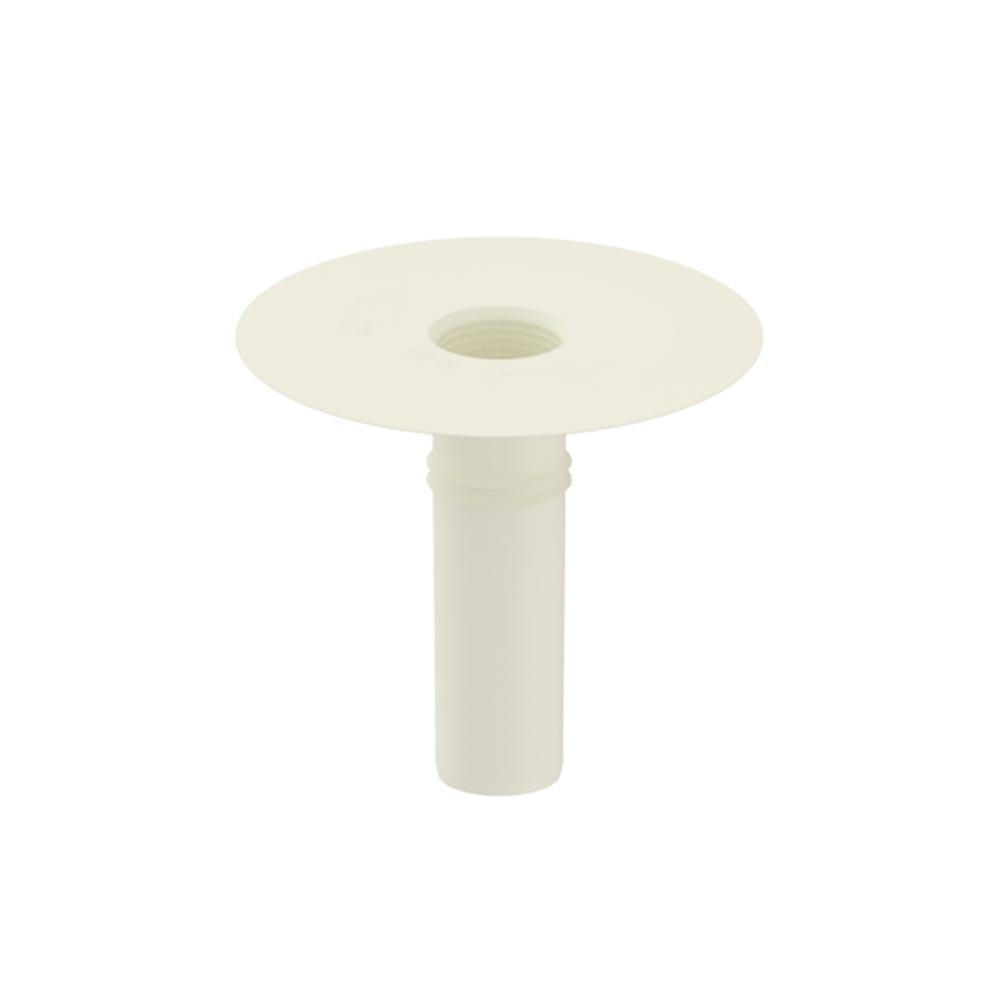 DEKS Flat Roof Round 75mm Roof Drain Outlet - White PVC | Roofing ...