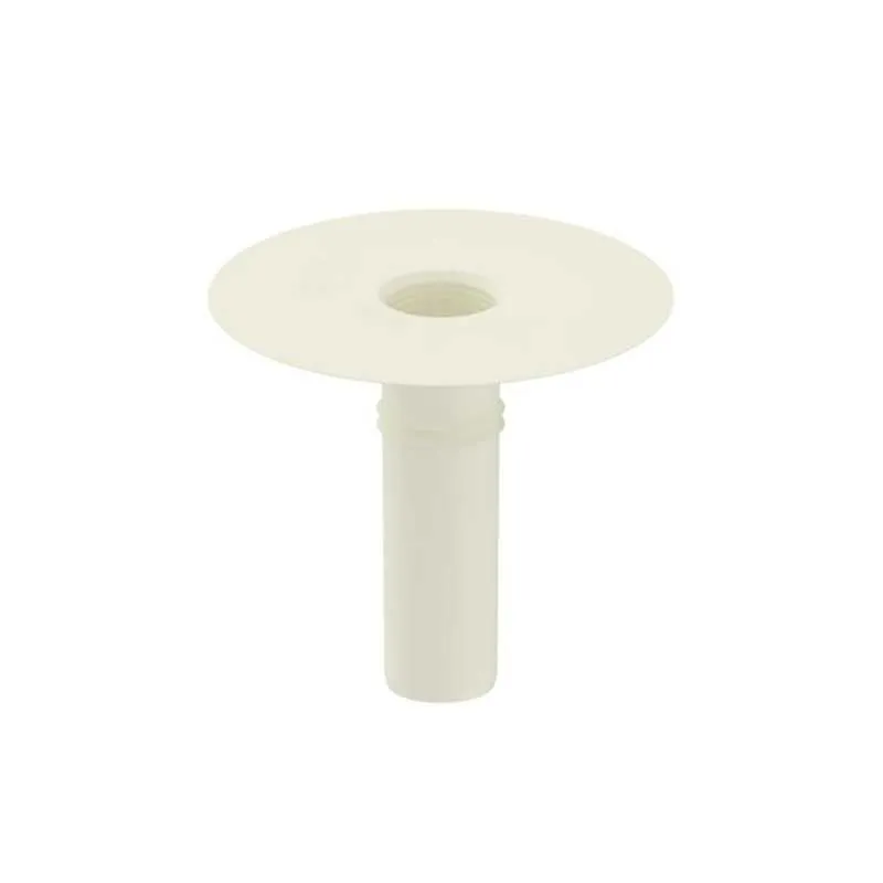 Deks Kit DEKS Flat Roof Round 75mm Roof Drain Outlet - White PVC | Roofing ...