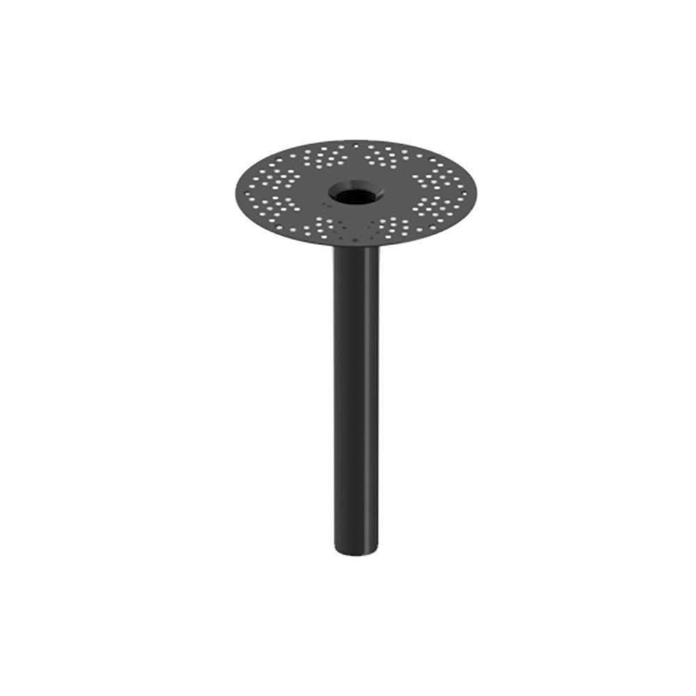 Deks Black Flat Roof Round 80Mm Industrial Roof Drain Outlet - Tpe
