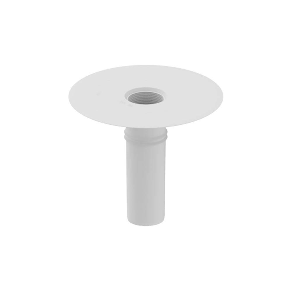 DEKS Flat Roof Round 80mm Roof Drain Outlet - White TPO | Roofing ...