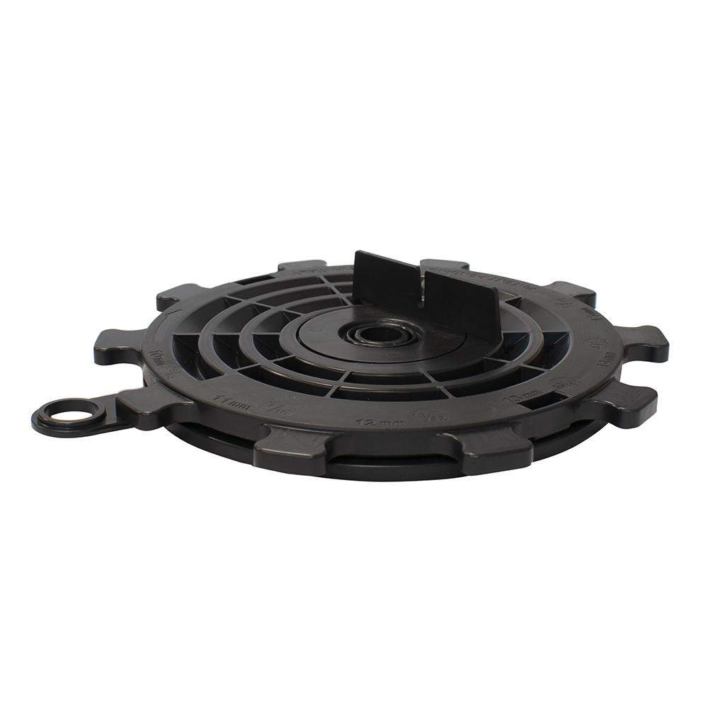 Deks Black Landscaping Adjustable Decking Pedestal In - 10Mm To 20Mm Polypropylene