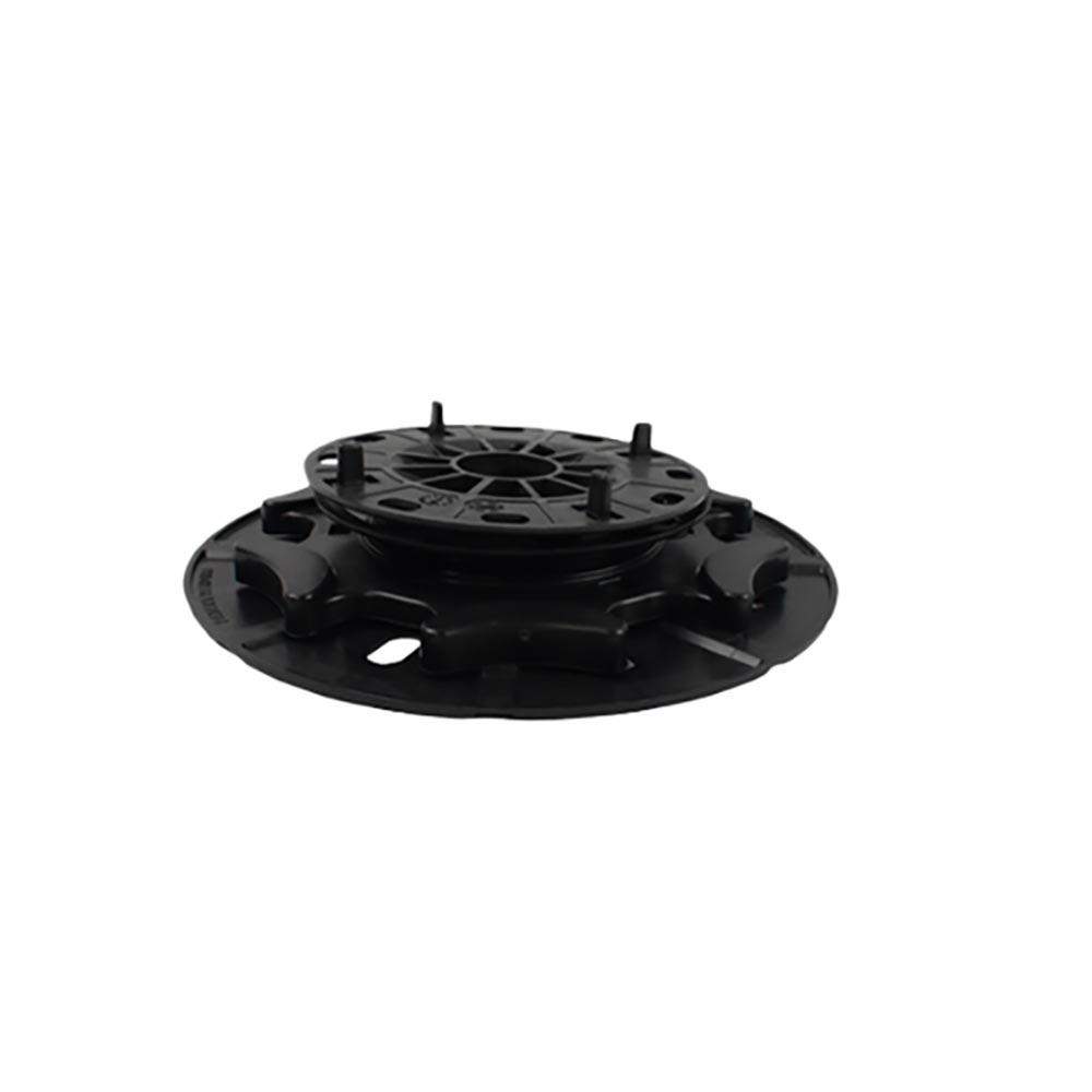 Deks Black Landscaping Adjustable Paving Pedestal In - 18Mm To 36Mm Polypropylene