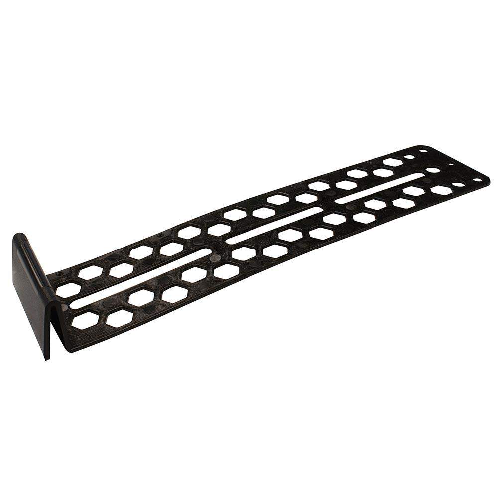 Deks Black Landscaping Adjustable Pedestal Tile Support Bracket - Polypropylene