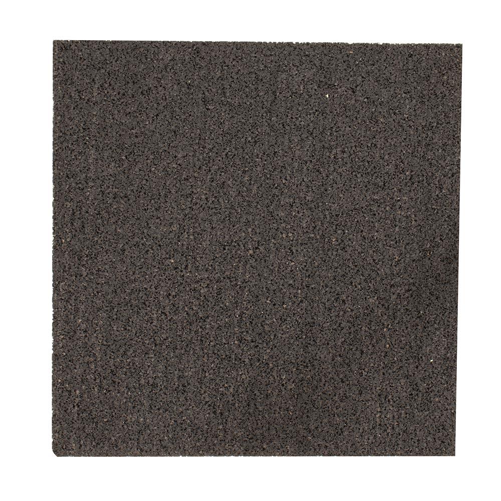 DEKS Landscaping Flat Roof Rubber Pad for Noise Reduction - 200mm x 200mm x 3mm