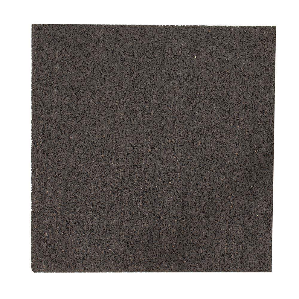 Deks Black Landscaping Flat Roof Rubber Pad For Noise Reduction - 200Mm X 200Mm X 3Mm