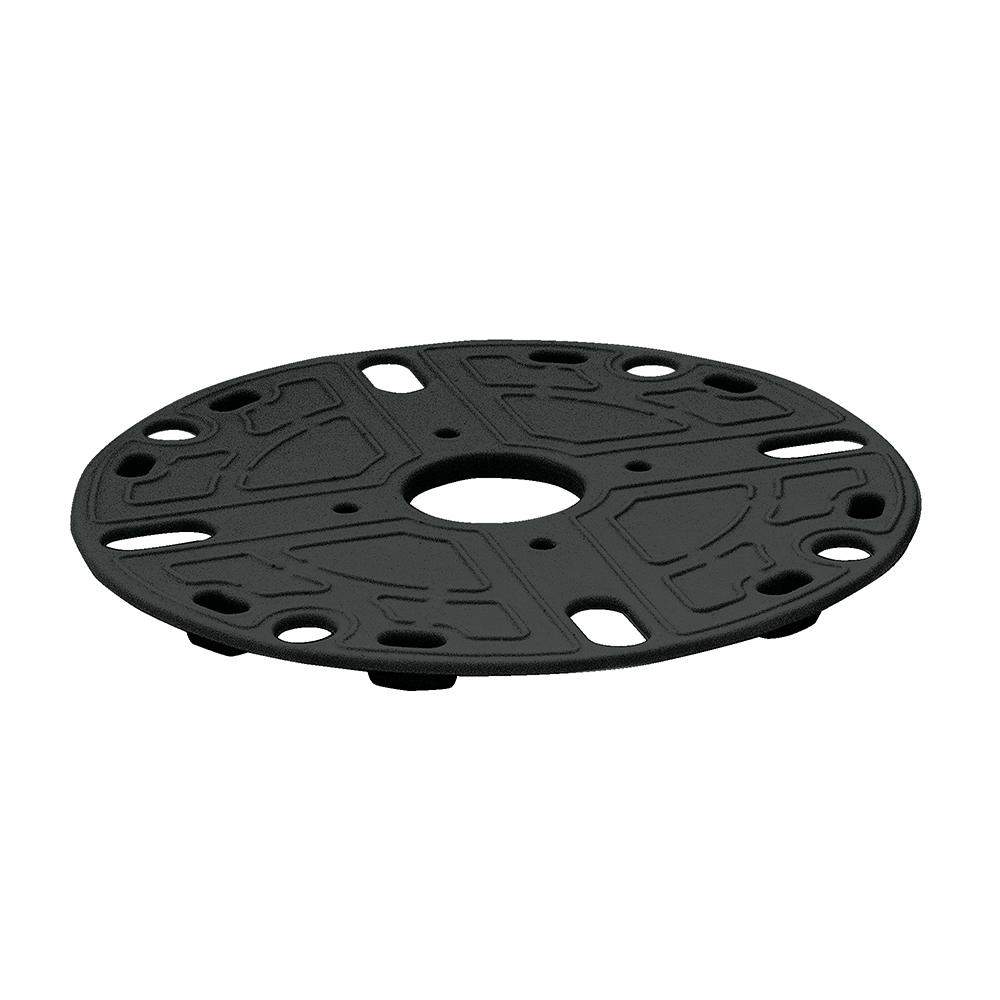 Deks Black Landscaping Flat Roof Shim For Paving Support Pads - 2Mm Rubber