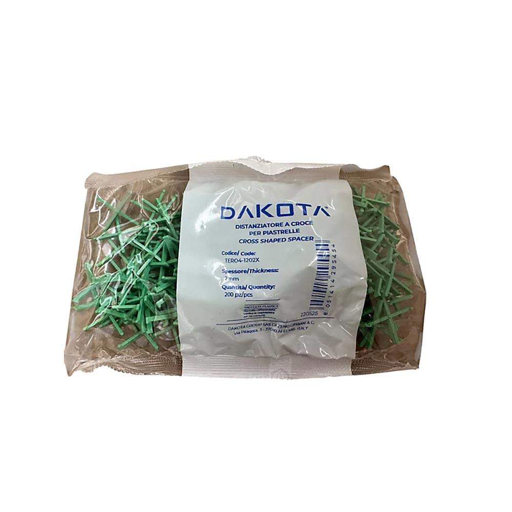 Deks Green Landscaping General 2Mm X Shaped Tile Spacers - Pack Of 200 Plastic