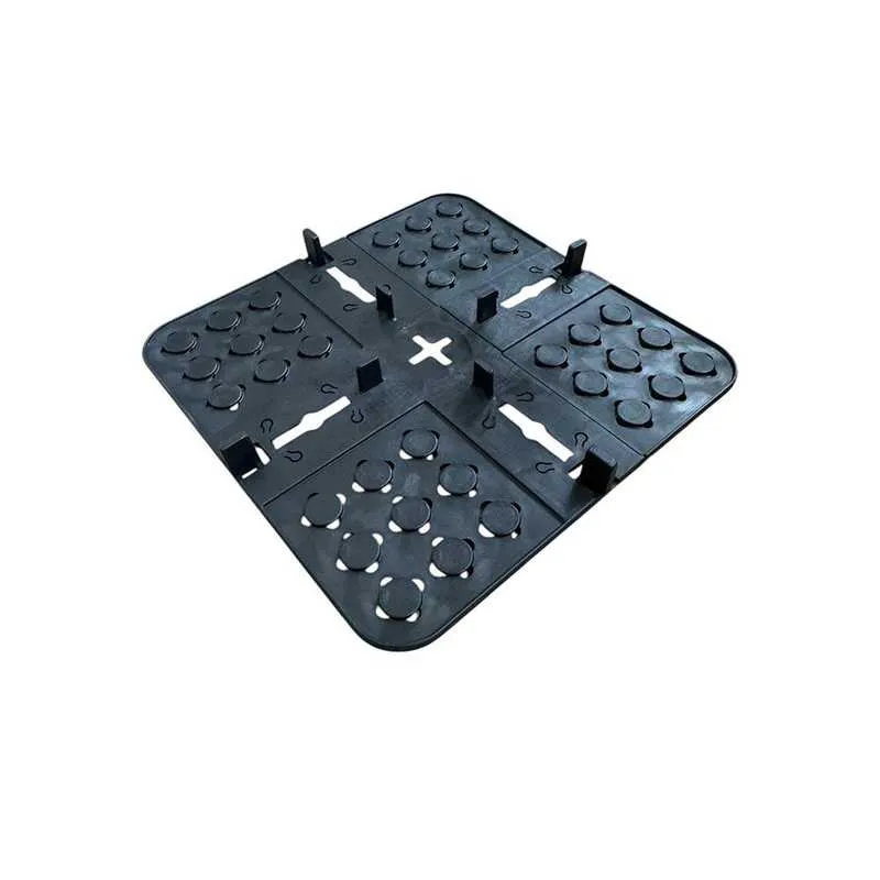 Tile Excursion Plate DEKS Landscaping Outdoor Tile 200mm x 200mm Black Levelling Paving ...