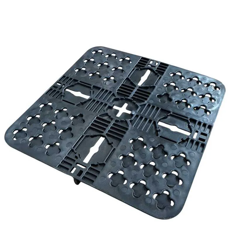 Tile Excursion Plate DEKS Landscaping Outdoor Tile 200mm x 200mm Black Levelling Paving ...