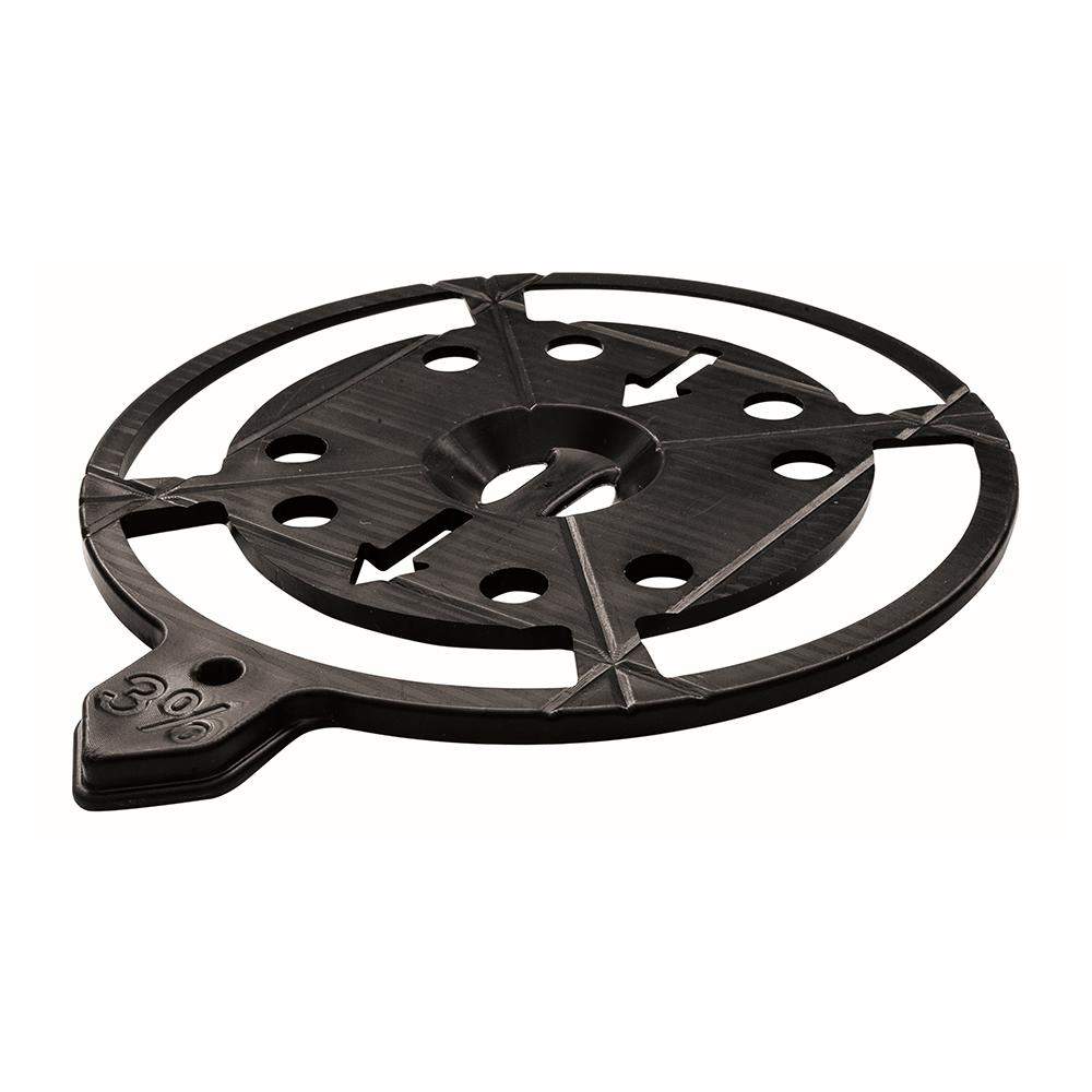 Deks Black Landscaping Pedestal Slope Regulator - 3% Rubber