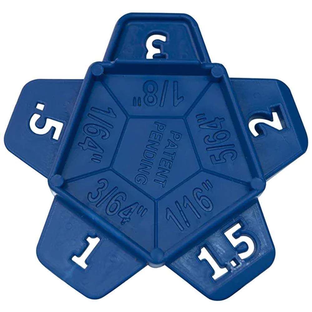 Deks Blue Landscaping Penta Multi Grout Spacer For Tiles In - Pack Of 200 Plastic