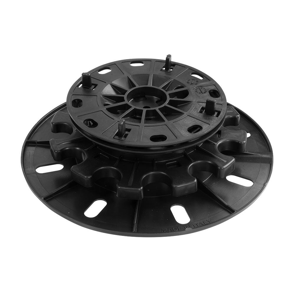 DEKS Landscaping Self-Levelling Adjustable Paving Pedestal in Black - 41mm to 66mm