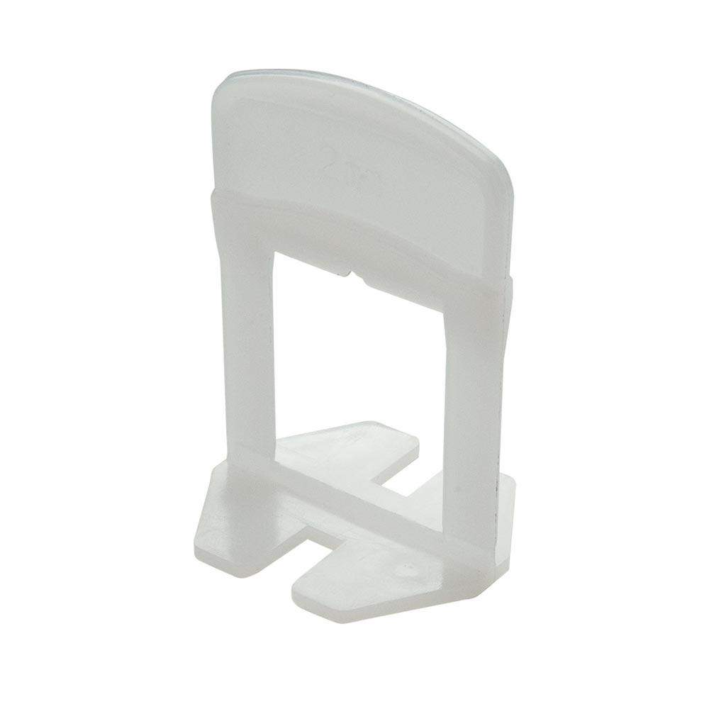 Deks White Landscaping Two Level 3Mm Tile Spacer Wedge For Tiles - Pack Of 50 Polypropylene