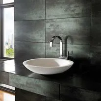 Deva 515mm White Stone Resin Large Round Basin