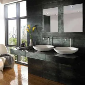 Deva 515mm White Stone Resin Large Round Basin