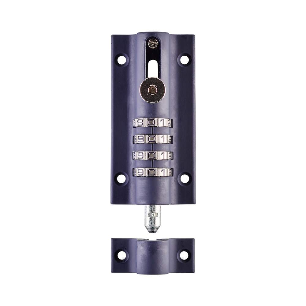 Squire Black Die Cast Combination Bolt Lock -120Mm