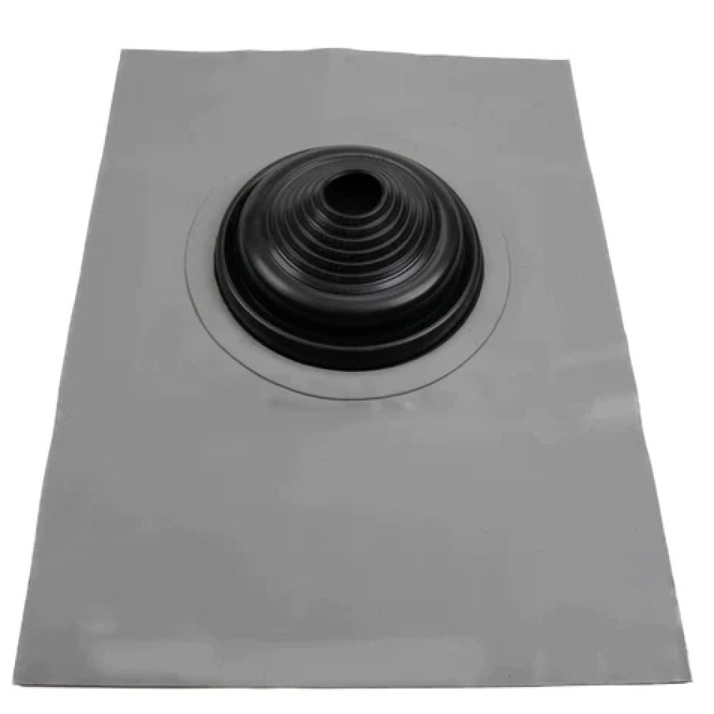 Dektite Seldek Nu-Lead 410mm x 490mm #3 Black EPDM Rubber Roof Flashing - 50mm - 170mm