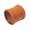 JTM Underground Drain Pipe Double Socket Slip Coupler - 110mm