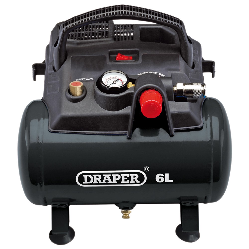 Draper Oil-Free 1.2kW Air Compressor - 6l
