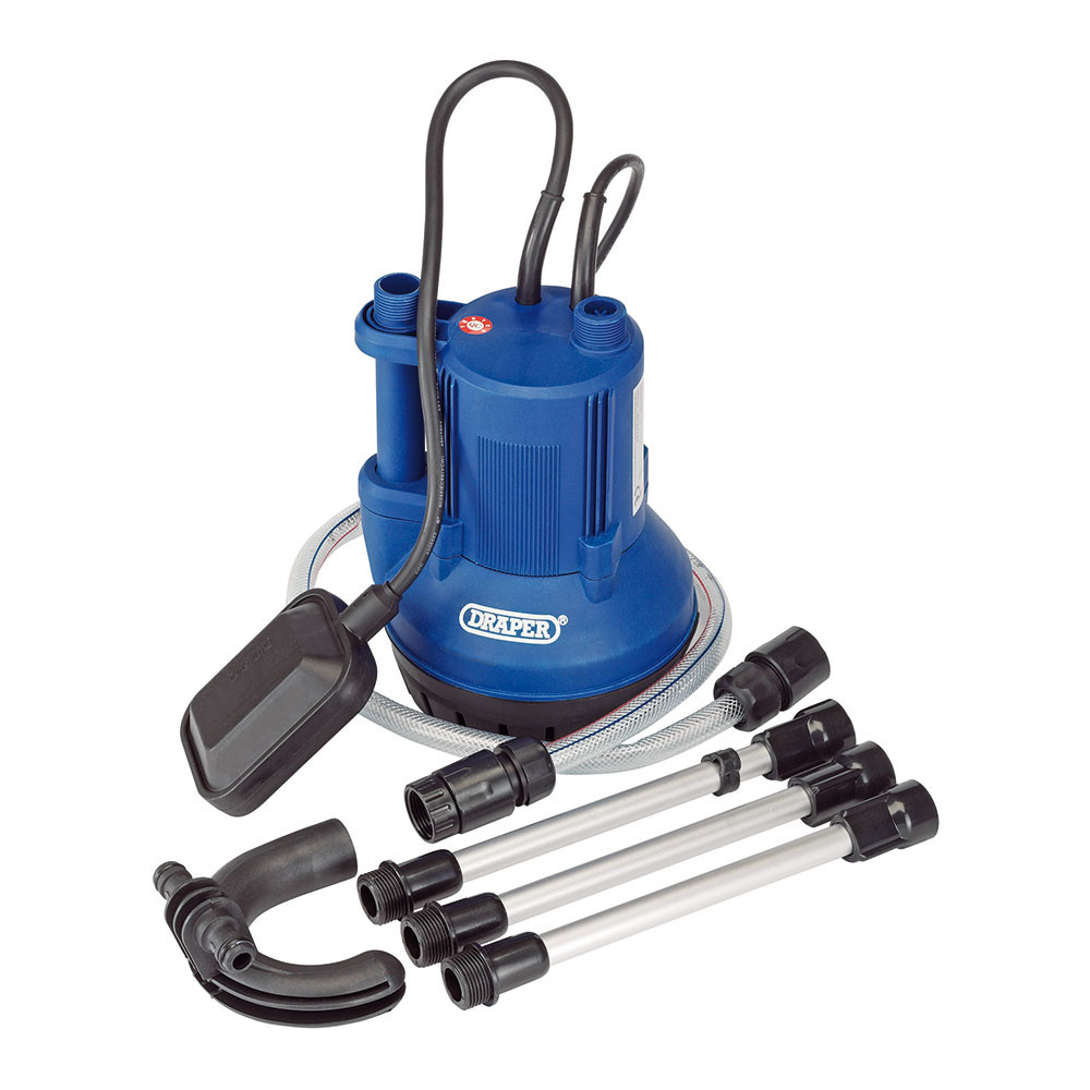 Draper Submersible Water Butt Pump with Float Switch - 350W