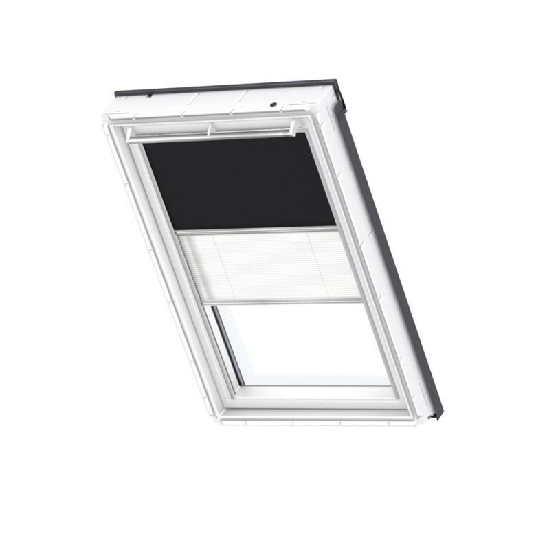VELUX Duo Blackout Blind in Black/White