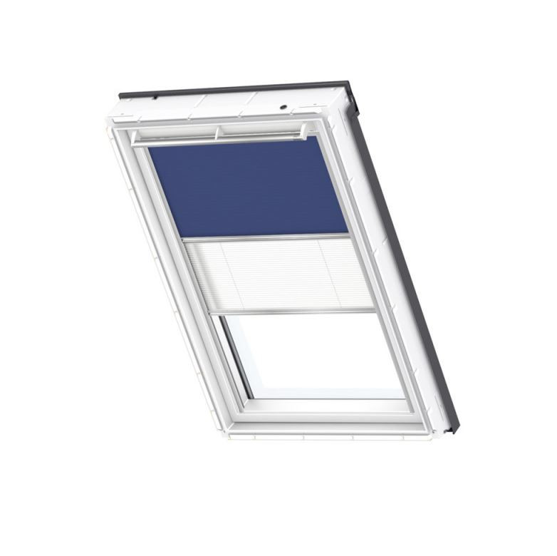 VELUX Duo Blackout Blind in Blue/White